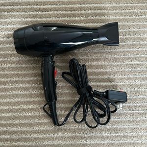 Sleek Black Hair Dryer